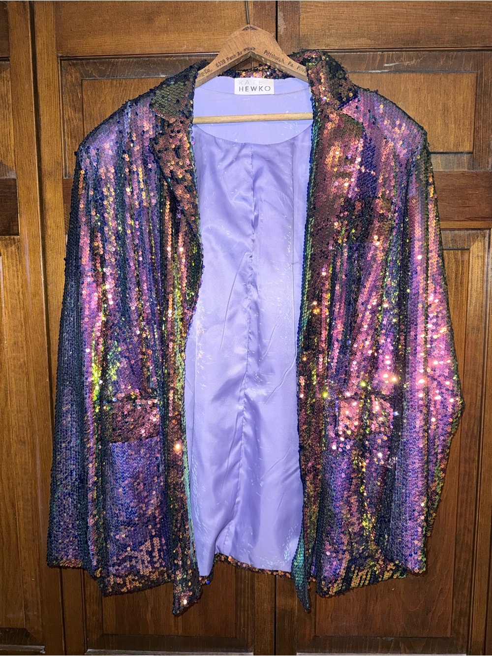 Sequin Women's Blazer Jacket